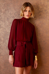 SHORT PREGAS CREPE COLEÇÃO INVERNO 25