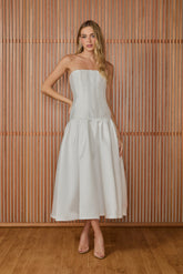 VESTIDO MIDI LUANA TOMARA QUE CAIA COLEÇÃO INVERNO 25