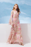 VESTIDO LONGO MANGA SINO BABADO COLEÇÃO VERÃO 27