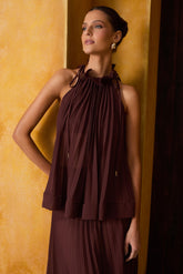 BLUSA PLISSADA CAVA AMERICANA COLEÇÃO INVERNO 26