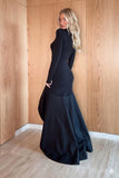 VESTIDO MULLET AJUSTADO COM BARRA ESTRUTURADA COLEÇÃO INVERNO 26