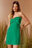 VESTIDO CURTO CREPE LAÇO DECOTE COLEÇÃO VERÃO 26