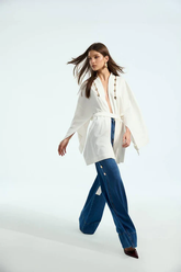 KAFTAN LINHO DETALHE TRANSPARENCIA COLEÇÃO INVERNO 25