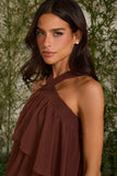 VESTIDO LONGO MARINA BABADOS COLEÇÃO VERÃO 27