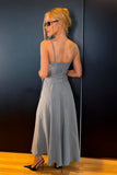 VESTIDO MIDI RENDA BUSTO COM SOBREPOSICAO SAIA COLEÇÃO INVERNO 26