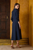 VESTIDO MIDI RECORTE CINTURA COLEÇÃO INVERNO 26