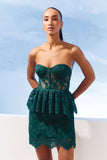VESTIDO CURTO RENDA BASQUE COLEÇÃO VERÃO 27