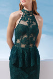 VESTIDO MIDI RENDA COM BASQUE COLEÇÃO VERÃO 27