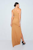 VESTIDO LONGO UM OMBRO SÓ COM FENDA COLEÇÃO INVERNO 24