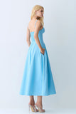 VESTIDO MIDI DRAPEADOS BUSTO E RECORTES PESPONTADOS COLEÇÃO VERÃO 27