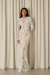 VESTIDO LONGO STELLA GUIPIR COLEÇÃO INVERNO 26