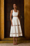 VESTIDO MIDI MIX TECIDOS COLEÇÃO INVERNO 26