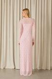 VESTIDO LONGO SARAH BORDADO COLEÇÃO INVERNO 26