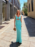 VESTIDO LONGO FRANCESCA GUIPIR COLEÇÃO VERÃO 27