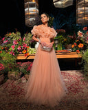 VESTIDO LONGO THASSIA FLORES COLEÇÃO INVERNO 25