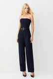 CONJUNTO DE CROPPED TOMARA QUE CAIA E CALÇA BAGGY COM RECORTES COLEÇÃO INVERNO 26