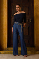 CALÇA PANTALONA DETALHE V COLEÇÃO INVERNO 26