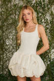VESTIDO CURTO MANUELA BABADO COLEÇÃO VERÃO 27