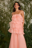 VESTIDO LONGO BETINA ORGANZA COLEÇÃO VERÃO 27