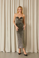 VESTIDO MIDI FLORENCE PAETE COLEÇÃO INVERNO 26