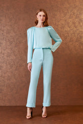 CALÇA COM BARRA ITALIANA COLEÇÃO INVERNO 25