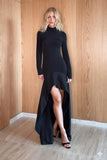 VESTIDO MULLET AJUSTADO COM BARRA ESTRUTURADA COLEÇÃO INVERNO 26