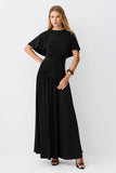 VESTIDO MIDI DETALHE FAIXA CINTURA SOBREPOSICAO FLUIDA COLEÇÃO INVERNO 26