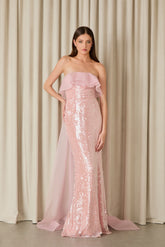VESTIDO LONGO REBECCA PAETE COLEÇÃO INVERNO 26