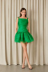 VESTIDO CURTO FERNANDA BABADOS COLEÇÃO INVERNO 26