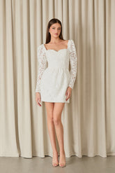 VESTIDO CURTO LISE RENDA VELUDO COLEÇÃO INVERNO 26