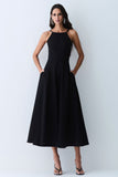 VESTIDO MIDI FRENTE UNICA AMARRACAO COSTAS SAIA AMPLA COLEÇÃO VERÃO 27