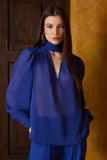 BLUSA GOLA FOULARD DECOTE COLEÇÃO INVERNO 26