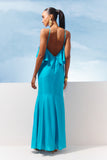 VESTIDO LONGO BABADO NESGAS COLEÇÃO VERÃO 27
