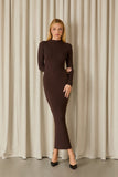 VESTIDO MIDI BRUNA TRICOT COLEÇÃO INVERNO 26