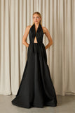 VESTIDO LONGO ADRIANA TAFETÁ COLEÇÃO INVERNO 26
