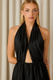 VESTIDO LONGO ADRIANA TAFETÁ COLEÇÃO INVERNO 26
