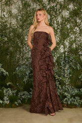 VESTIDO LONGO GABRIELA BABADO COLEÇÃO VERÃO 27