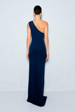 VESTIDO LONGO UM OMBRO SÓ COM FENDA COLEÇÃO INVERNO 24