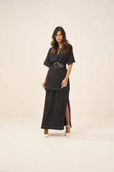 CONJUNTO SAIA E TUNICA CREPE COLEÇÃO INVERNO 25