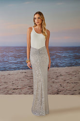 SAIA LONGA CLARISSA COS BAIXO COLEÇÃO ALTO VERÃO 25