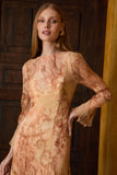 VESTIDO MIDI NESGAS ESTAMPA CARTE COLEÇÃO INVERNO 26
