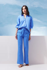 CALÇA FLARE CREPE COLEÇÃO VERÃO 27