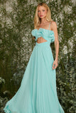 VESTIDO LONGO ISABELA BABADO COLEÇÃO VERÃO 27