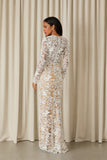 VESTIDO LONGO STELLA GUIPIR COLEÇÃO INVERNO 26