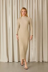 VESTIDO MIDI AURORA TRICOT COLEÇÃO INVERNO 26