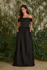 VESTIDO LONGO GIULIA TAFETA COLEÇÃO VERÃO 27