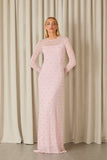 VESTIDO LONGO SARAH BORDADO COLEÇÃO INVERNO 26