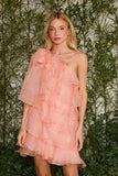 VESTIDO CURTO JADE BABADOS COLEÇÃO VERÃO 27