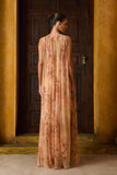 VESTIDO LONGO SEDA ESTAMPA CARTE COLEÇÃO INVERNO 26
