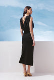 VESTIDO MIDI JERSEY DEGAGE COLEÇÃO VERÃO 27
